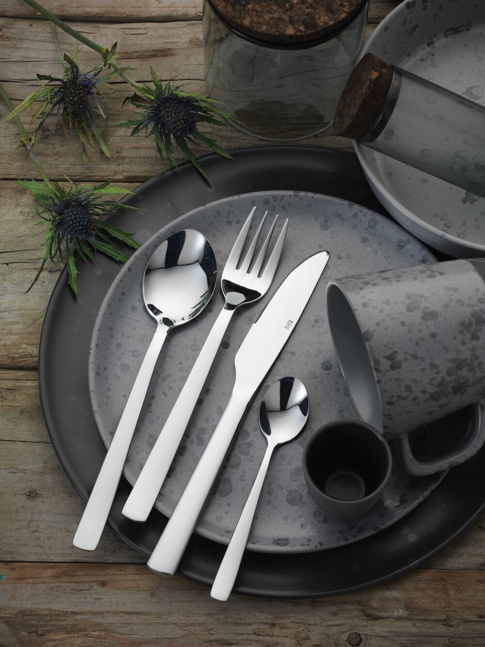 Bestiksæt, blank stål - 24 dele